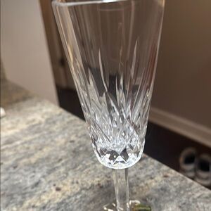 Waterford Lismore Champagne Flute with Elegant Design and Tall Silhouette
